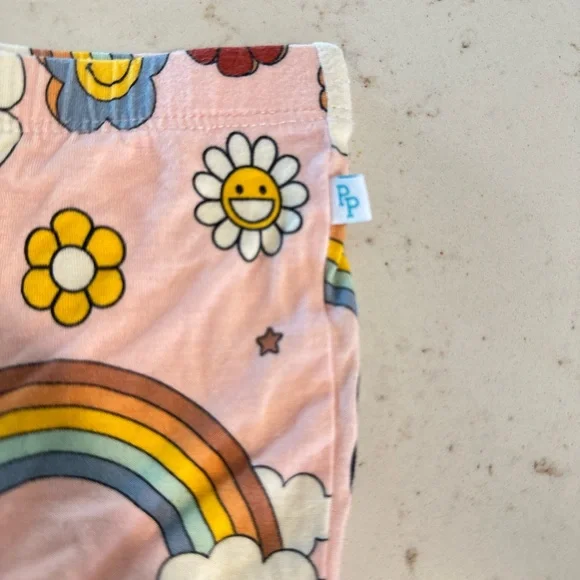 Posh Peanut 2T Hippie Print Bell Bottoms RARE - Picture 5 of 5